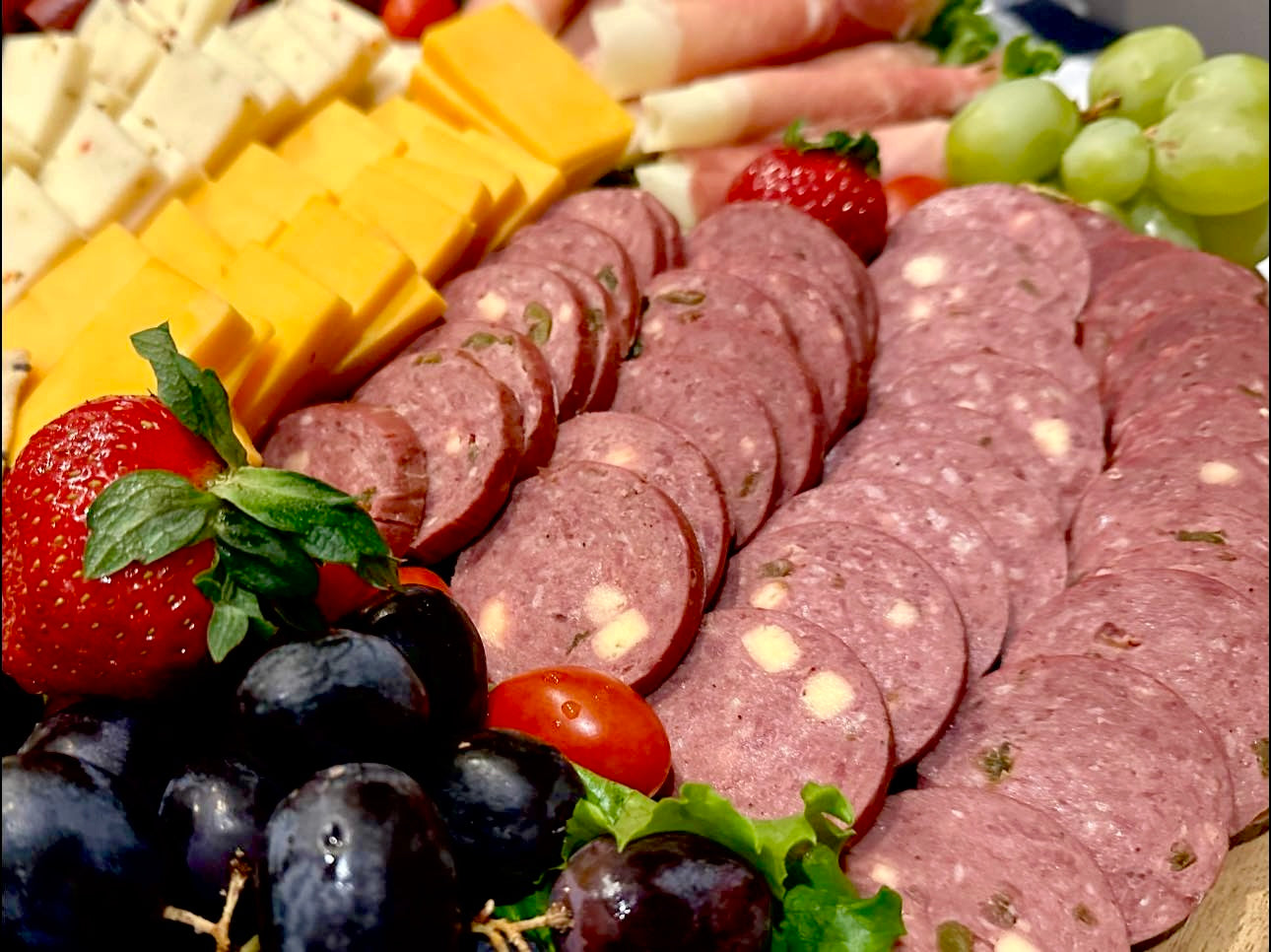 Japanese Wagyu Bacon Cheddar Summer Sausage Roll